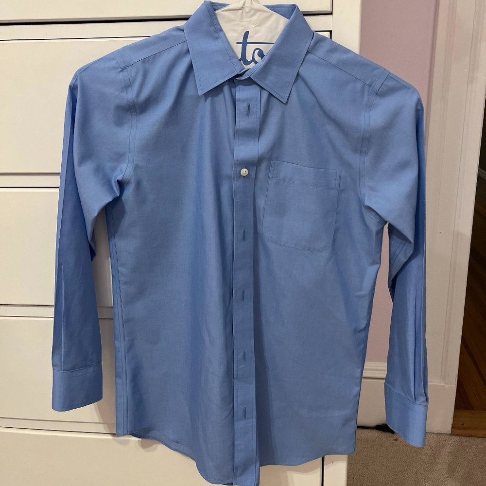 Boy's Blue Nordstrom Button Down Shirt